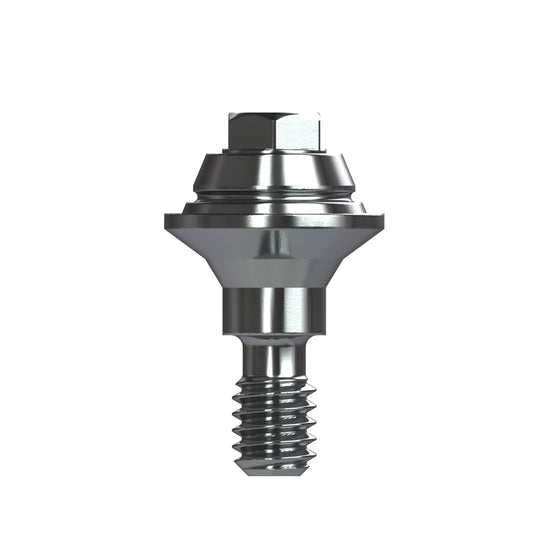 Grey Multi-unit Abutment, Straight 3mm Collar