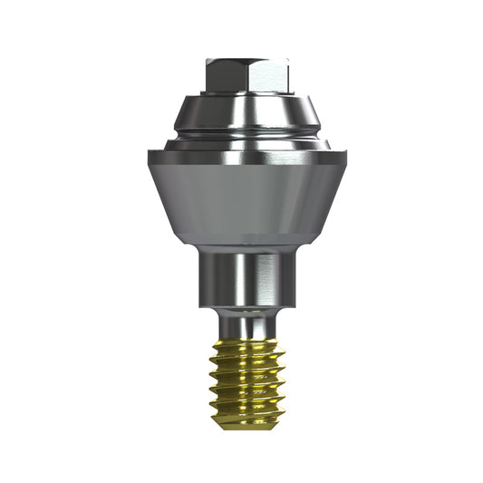 Yellow Multi-unit Abutment, Straight 5mm Collar