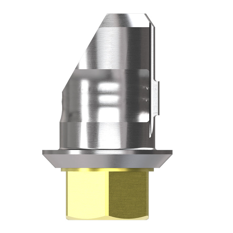 Yellow Titanium Base Abutment, Non-hexed