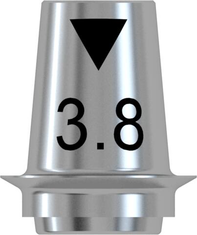 CONELOG® Titanium base CAD/CAM for bridges, Ø 3.8, GH 0.8