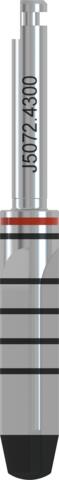 Dense bone drill PROGRESSIVE-LINE, Ø 4.3