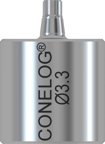 CONELOG® CAM titanium blank, type IAC, Ø 12, L 12.5, for implant Ø 3.3, (10 units)