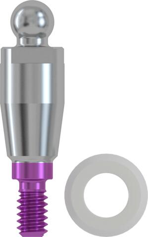 CONELOG® Ball abutment male Ø 4.3, GH 3.0