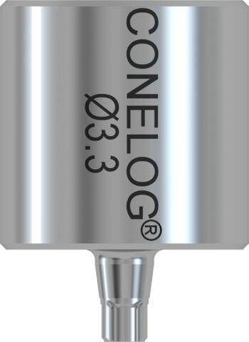 CONELOG® CAM titanium blank, type IAC, Ø 12, L 12.5, for implant Ø 3.3 (10 units)