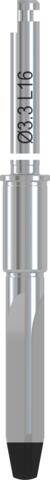 Guide Dense bone drill, PROGRESSIVE-LINE, Ø 3.3 , L 16