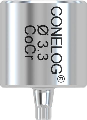 CONELOG® CAM CoCr blank, type IAC, Ø 12, L 12.5, implant Ø 3.3 (2 units)