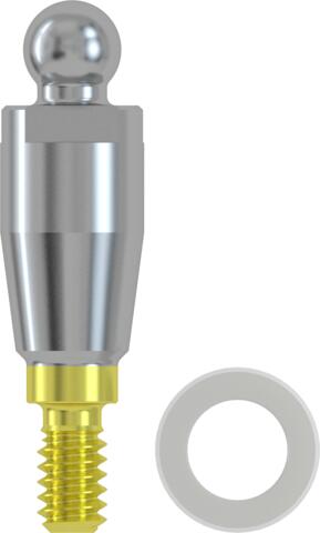 CONELOG® Ball abutment male Ø 3.8, GH 3.0