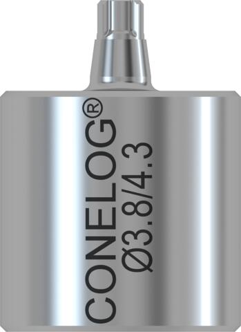 CONELOG® CAM titanium blank, type IAC, Ø 12, L 12.5, for implant Ø 3.8 / 4.3, (10 units)