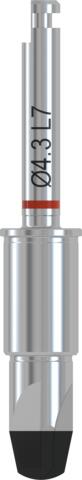 Guide Dense bone drill, PROGRESSIVE-LINE, Ø 4.3 , L 7