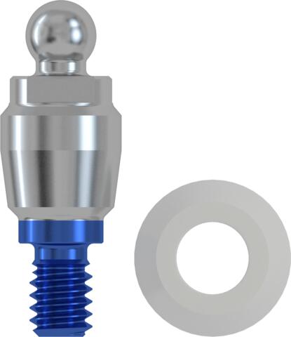 CONELOG® Ball abutment male Ø 5.0, GH 1.5