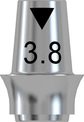 CONELOG® Titanium base CAD/CAM for bridges, Ø 3.8, GH 2.0