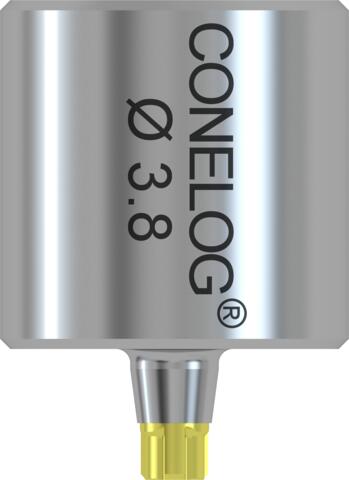 CONELOG® CAM titanium blank, type IAC, Ø 12, L 12.5, for implant Ø 3.8 (2 units)