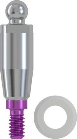 CONELOG® Ball abutment male Ø 4.3, GH 4.5