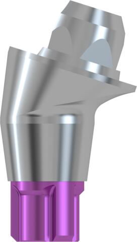 CONELOG® Bar abutment Ø 4.3, 17° angled, type A, GH 2.5