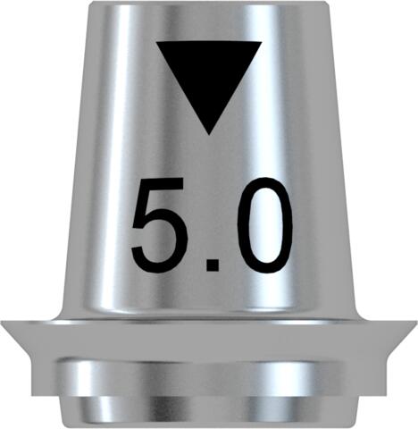 CONELOG® Titanium base CAD/CAM for bridges, Ø 5.0, GH 0.8