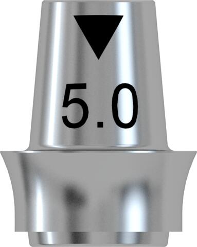 CONELOG® Titanium base CAD/CAM for bridges, Ø 5.0, GH 2.0